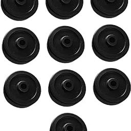 VELURA 10 Pieces Nylon Mobility Wheels Kit Replacement for Ellipticals Multipurpose 53x21mm|1 Folding Yoga Mat,|Home Gym Attachments| Fitness Running & Yoga-picture-27
