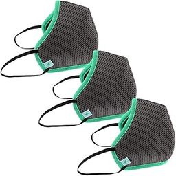 Fastrack Men's Cotton Face Mask (M0001NGY03_Grey_3 Count (Pack of 1))-13