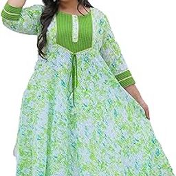 Women's Cotton Relaxed Fit Anarkali Kurta-image-52