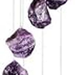 Amethyst Wind Chime,Healing Crystal,7 Crystal Points Gemstone Mobile Wind,Garden Wind Chime Decor,Natural Crystal-image-27