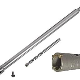 Uptodateproducts Sds Shank Concrete Wall Drill Bit Hole Saw Cutter, 400 Mm Connecting Rod (30mm bit 400mm rod)-picture-18