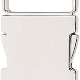Metal Bag Webbing Belt Buckle Clip Clasp Inner diameter 25mm Silver Clothing Shoes & Accessories-image-8