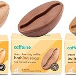 mcaffeine Pack Of 3 Coffee Bath Soaps | Deep Cleansing, Exfoliating & Moisturizing Summer And Winter Bathing Soaps Combo Pack | For Both Women And Men-8