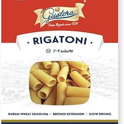 Gustora Durum Wheat Semolina Rigatoni Pasta 400g I Vegetarian Pasta I Rich in Fibre & Protein - 400GM-image-23