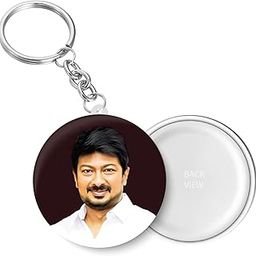 Udhayanidhi Stalin I DMK I Key Chain (Plastic, Multicolor, 44mm)-52