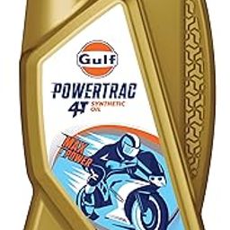 Gulf Powertrac 4T 10W40 2 Wheeler Bike High Performance Synthetic Engine Oil [1 L]-image-3