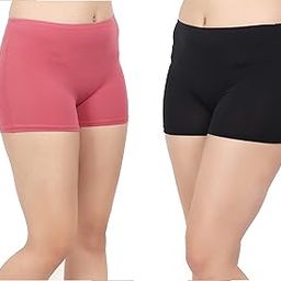 Women's Cotton Blend Regular Boy Shorts (Pack of 2)-picture-36