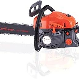 ProCapital Tools Id058, 58Cc/4Hp Powerful 2 Stroke Petrol Chainsaw, 22Inch Chainbar and Chain, for Wood Cutting, Gardening, Farm Use,Low Fuel Efficient-picture-18