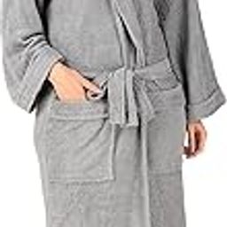 Comfortlooms Women Bath Robe Full Sleeve Cotton Bathrobe | Soft, Light, Compact & Highly Water Absorbent - Suitable for Birthday/Anniversary/Diwali Couple/wedding Gift | 250 GSM-image-1