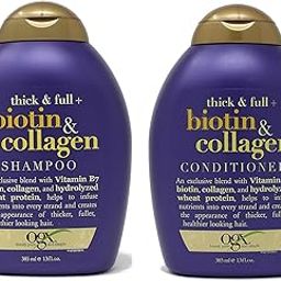 OGX Organix Thick and Full Biotin and Collagen, Duo Set Shampoo and Conditioner, 13 Ounce Each-image-55