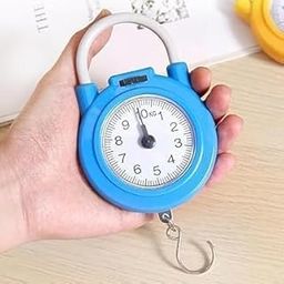 Hanging Scale for Food, Fish, Parcels, 10 kg Capacity, Blue-19