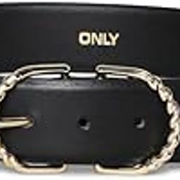 only Women's Solid Black Belt-picture-24