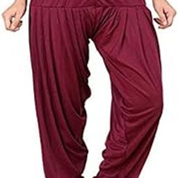 Casuals Women's Viscose Patiala Regular Fit Harem Pants (Colors:-RED Maroon) (Please Refer The Size Chart Image First) (Size: S, M, L, XL, 2XL, 3XL, 4XL, 5XL, 6XL)-image-5