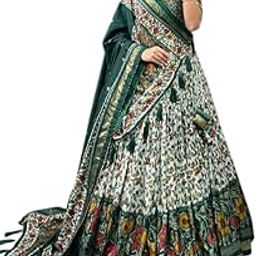 Women's Trending Designeer Tussar Silk With Foiil Print and bandhani Print Lehenga Choli For Any Occasion-picture-44