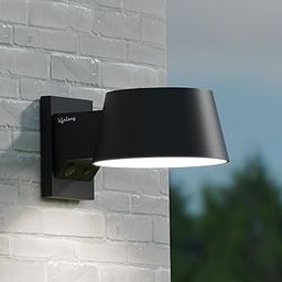 Lifelong Solar Light Outdoor for Home- Solar Panel with LED Light & Upto 10 hrs use - Waterproof Wall Lamp - Motion and Light Sensor - 4 Modes Light (Black)-Acrylonitrile Butadiene Styrene-picture-6