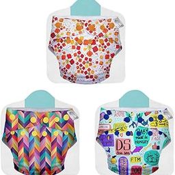 Superbottoms NEW UNO Freesize Cloth Diaper Set of 3| Cloth diaper for babies 3M to 3Y | Washable & Reusable cloth diaper | Comes with cloth diaper insert | 3 Diaper and 3 Organic cotton Soaker Option-cd21-image-78