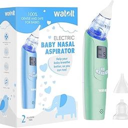 Baby Nasal Aspirator - Electric Nose Suction for Baby - Automatic Booger Sucker for Infants - Battery Powered Snot Sucker Mucus Remover for Kids Toddlers-image-27