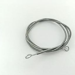 advancedestore (1METER) Window Net Caravan Steel Curtain Wire Spring Cord Cable Kit with Hooks and Eyes Silver Steel Window Round Net Cobra Curtain Wire Spring (Qty-1)-image-19