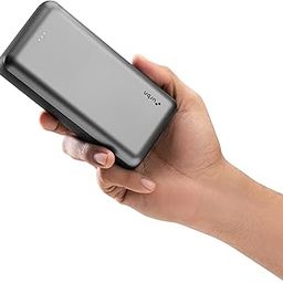 URBN 20000 mAh Li-Polymer Ultra Compact Power Bank | 12W Fast Charge | Dual USB Output | Type C & Micro Input Only | Pocket Size | Made in India (Grey)-31