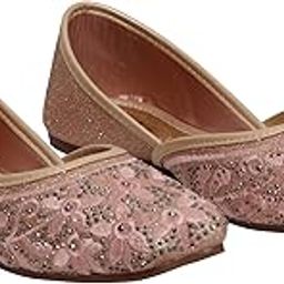 COLA Collection Women’s Fancy Jutti Mojari – Traditional & Stylish Ethnic Footwear Daily Use | Comfortable Handcrafted Flats-image-66