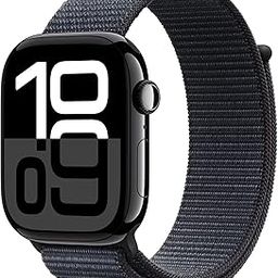 Apple Watch Series 10 [GPS + Cellular 46 mm] Smartwatch with Jet Black Aluminium Case with Ink Sport Loop. Fitness Tracker, ECG App, Always-On Retina Display, Carbon Neutral-23