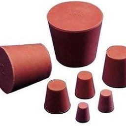 FZN Rubber Corks ||Rubber Stoppers for Chemistry ||No. 8, 9, 10, 11 (Each 2 piece, Pack of 8)-21