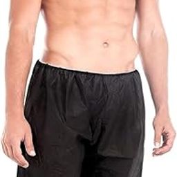 Disposable Boxer Bermuda Universal Fir Hygienic Non Woven Elastic Band Shorts for Travel, Hospital, Steam Bath, Spa, Saunas, Salon, Hotel Free Size-image-11