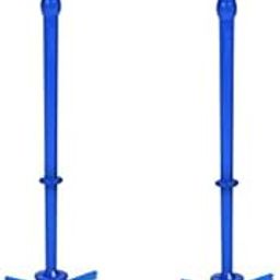KWEL Round Plastic Toilet Brush, Standard, Multicolor flexible and durable Long Handle (Pack of 2)-image-95