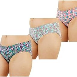 Pack of 3 Women Antibacterial Soft Hipster Panty for Regular Uses, Made of 100% Cotton, Grip Fit, Printed Comfortable Panties for Girls, Ladies-picture-1