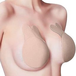 Reusable Silicone Nipple Covers & Push-Up Bra Tapes for Women | Backless, Strapless Coverage Solutions for Women & Girls. Beige-image-29