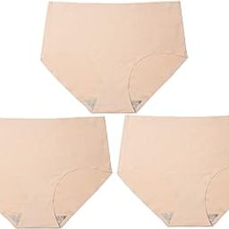 Women/Girls ice Silk Invisible Seamless Panty Mid Rise No Show Hipster Panties and Smooth Stretch Underwear Free Size Pack of 3-image-54