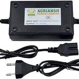 12V,1.7Amp Knapsack Sprayer Pump Battery Charger Also Used for The 12V DC Single Motor Diaphragm Water Pump for High Pressure and Solar Zatka/Jhatka Machine to Run on AC Power Supply.-0