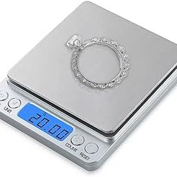 IONIX Jewellery Scale with bowl | Weight Scale | Digital Weight Machine | weight machine for gold, Digital food weight Scale 500 Gram for Jewellery Gemstone Diamond, Educational & Industrial Purpose-23