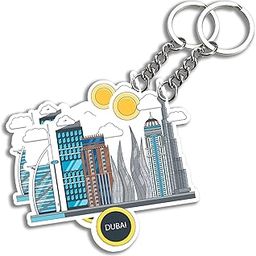 ShopTwiz Dubai Printed Tour Keychain (Set of 2)-image-71