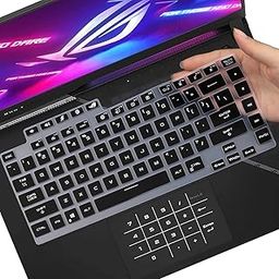 RAYA Silicone Keyboard Cover for ASUS ROG Strix G15 and ASUS ROG Strix Scar 15 Gaming Laptops (Black)-13