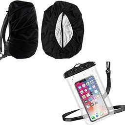 Unox Bag Cover for Rain Waterproof & Rain Mobile Cover Combo – Rain & Dust Cover Protection for Travel and Outdoors-image-42