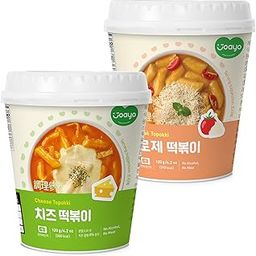 Joayo Cheese+Rose Topokki Rice Cakes with Spicy & Rich Flavorful Savory Sauce 120g, Pack of 2, The Product of Korea (Famous Korean Street Food)-image-91