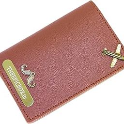 Personalized Leather Passport Holder Cover | Custom Name & Charm | Sleek & Stylish Travel Wallet for Men & Women | Faux Leather Passport Cover | Unisex Travel Accessory (Peach)-image-17
