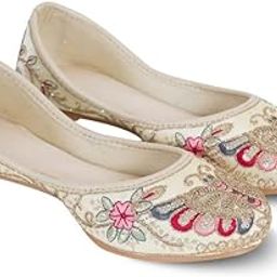 Womens Embroidered Rajasthani Mojari Juti Shoe-image-81