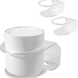 Wall Mount Holder for TP-Link Deco X20 X55 X55 Pro X60 X68 WiFi 6 Mesh WiFi(AX1800,AX3000,AX3600),Simple and Sturdy Acrylic Wall Mount Holder Stand Bracket by HOLACA (2 Pack)-4