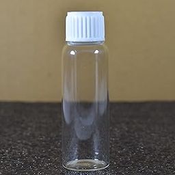 RITEDEAL 30ML Clear transparent glass bottles made of type 1 Borosilicate glass for pharma, pills, chemical, lab sample, essential oil, seeds, gifts storage QTY 30 BOTTLES PACK-11