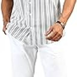 Men's Regular Fit Striped Sets-image-34