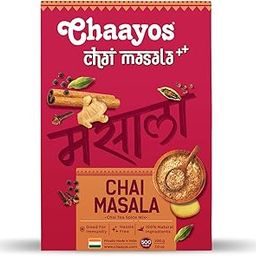 Chaayos Chai Masala - Aromatic Tea Masala Powder with 100% Natural Ingredients - 100g [250 Cups]-image-31