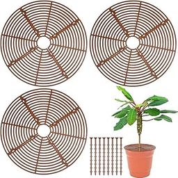 Multi-use Flower Pot Cover Square/Round Flowerpot Grid Baby Safety Soil Guard Covers Home Protector Garden Accessories-picture-19