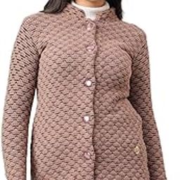 duke Women's Acrylic Blend Modern Cardigan Sweater-picture-34