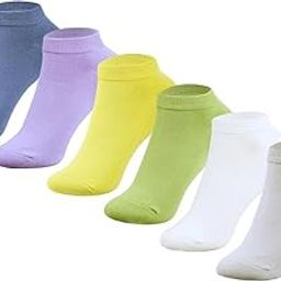 Womens Ankle Socks Soft Pure Cotton Low Cut Athletic Casual Mutil Color No Show Socks for Women 3/6/12 Pack-picture-30