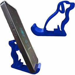 Time To 3D Dog Shaped Mobile Phone Stand Smartphone Stand Mobile Stand Phone Stand Smartphone Holder Lightweight Compact Portrait and Horizontal Easy to Carry Blue-11