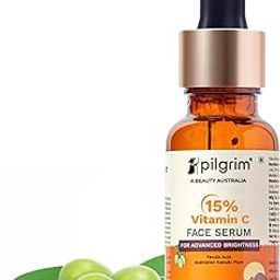Pilgrim 15% Vitamin C Face Serum For Glowing Skin 20ml | Serum with Vit C, Ferulic acid, and Vit E | Reduces Dark Spots & Evens Skin Tone | Fragrance Free | For Men and Women | For All Skin Types-8