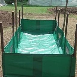 YUVAGREEN HDPE UV Stabilize Imported Vergin Fabric Agro Vermi Compost Making Bed Olive Green (10ftx4ftx2ft)-image-45