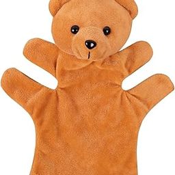 CALANDIS™ Hand Puppets Plush Make Your Own Puppets Finger Puppets Toy for Storytelling Bear-29